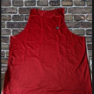 Fila Red XL Mesh Tank Top